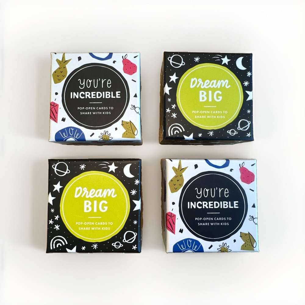Thoughtfulls Pop-Open Cards For Kids 4-Pack Dream Big You're Incredible New‎